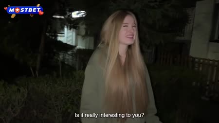 Развел блондинку с улицы на вечерний перепихон №1