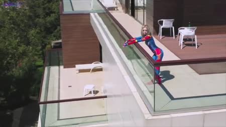 После косплей фотосессии девочка отрабатывает фотки натурой №1