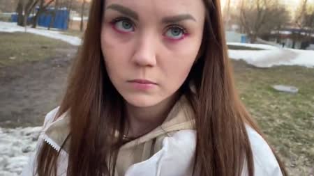 Чувак уболтал русскую девушку сделать ему минетик №1