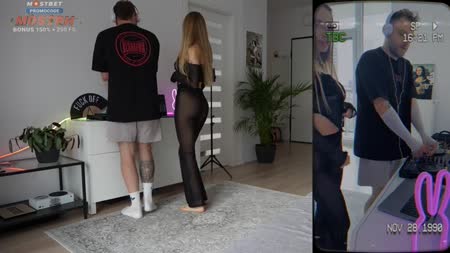 Жена в очень откровенном наряде изменила мужу с ди-джеем №1