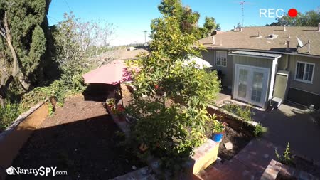 Молодая телочка засветилась на домашней камере №1