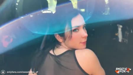 Чувак подвез русскую девушку и она дала ему прямо в лесу №4