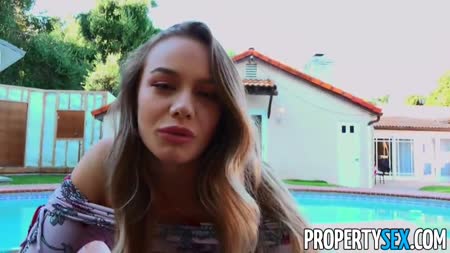 Naomi Swann хорошо возбудила паренька сочным минетом №1