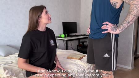 Парень спас девушку и она отблагодарила его №2